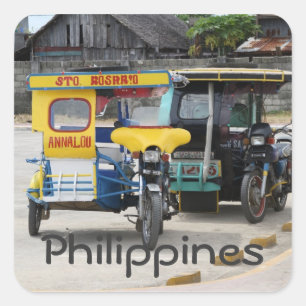 Tricycles Square Sticker