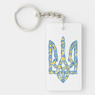 trident de l'emblème national ukrainien tryzub eth