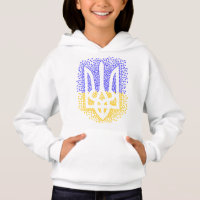 Trident heraldique ukrainien tryzub étoiles disper