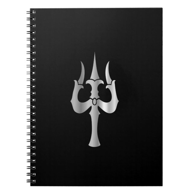 Trident of Lord Shiva- Hinduism Notebook (Front)