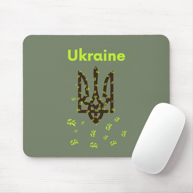 Trident of Ukraine Mouse Pad (With Mouse)