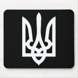 Trident Ukrainian Volodymyr Zelensky President Of  Mouse Pad