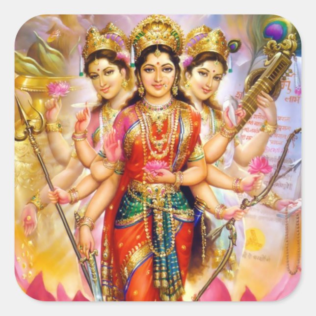Tridevi Stickers (Front)