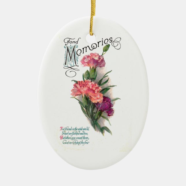 Tried And True Friend Ceramic Ornament (Front)