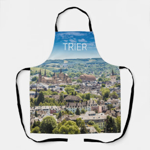 Trier Cityscape Panorama Moselle Germany Souvenir Apron