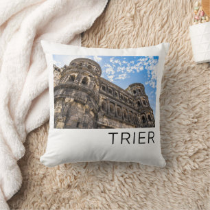 Trier Porta Nigra Rhineland Palatinate Germany  Throw Pillow