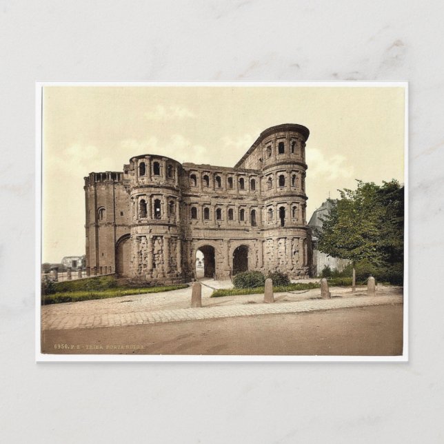 Trier (Treves), Porta Nigra (Black Gate), Moselle, Postcard (Front)