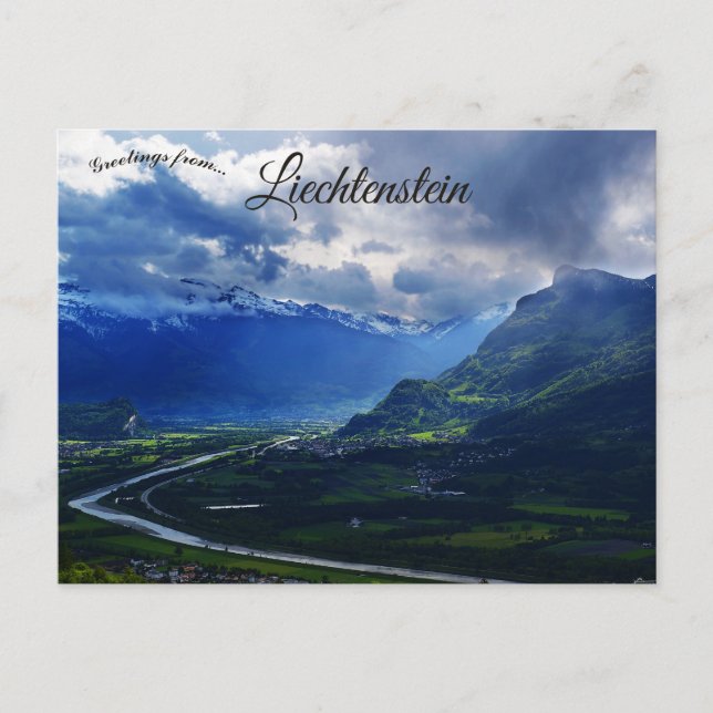 Triesenberg Liechtenstein Postcard (Front)