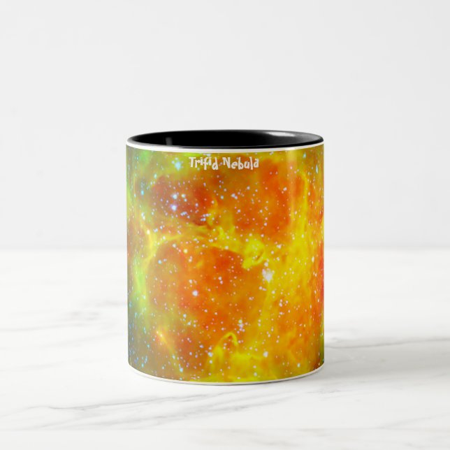 Trifid Nebula Two-Tone Coffee Mug (Center)