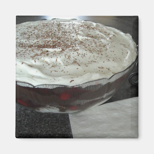 Trifle de la Forêt-Noire - aimant (Devant)