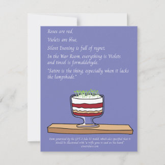 Trifle est allé à semer AI carte de la Saint Valen