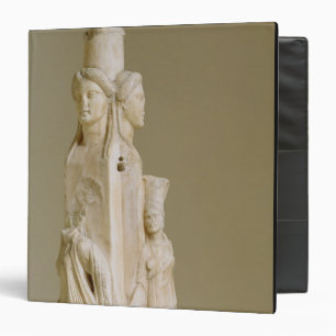 Triform Herm of Hecate, Marble sculpture, Attic pe Binder