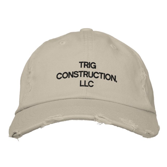 Trig Construction, LLC Hat (Front)
