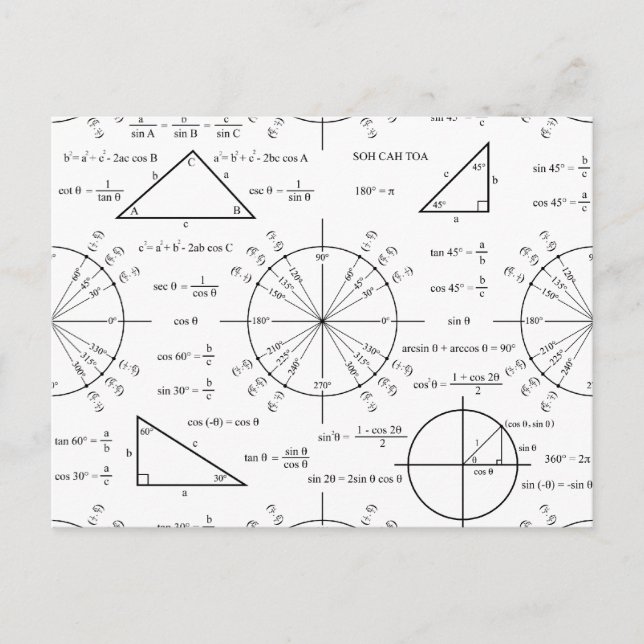Trig & Triangles Postcard (Front)