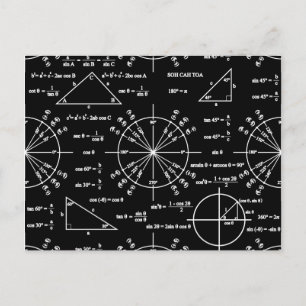 Trig & Triangles Postcard