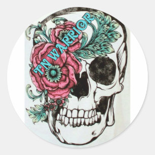 Trigeminal Neuralgia Awareness Classic Round Sticker