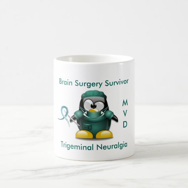 Trigeminal Neuralgia MVD Awareness Mug (Center)