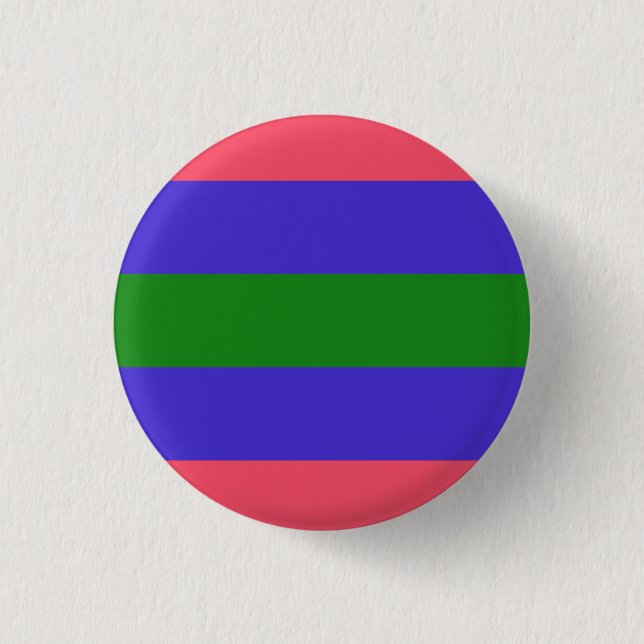 Trigender 1 Inch Round Button (Front)
