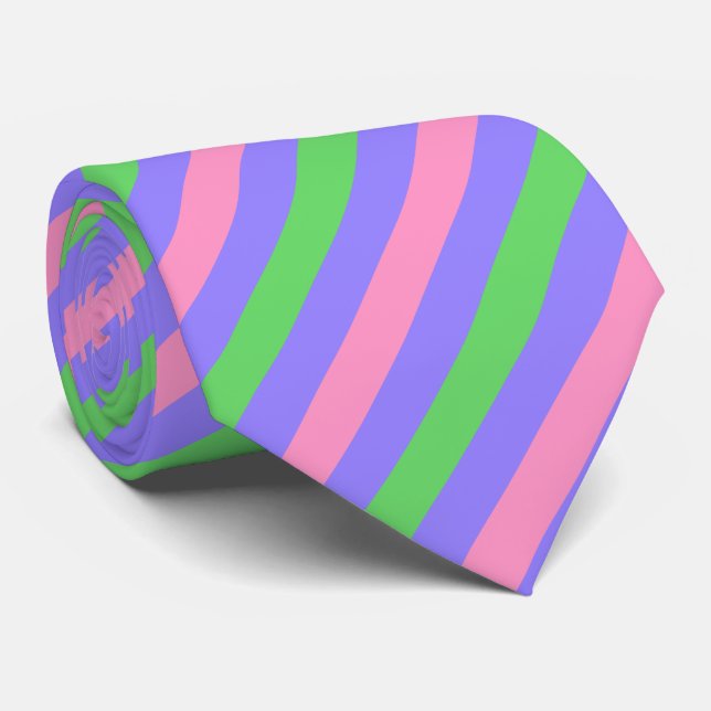 Trigender Colours Krawatte Tie (Rolled)