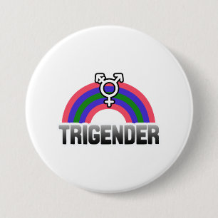 Trigender Pride 3 Inch Round Button