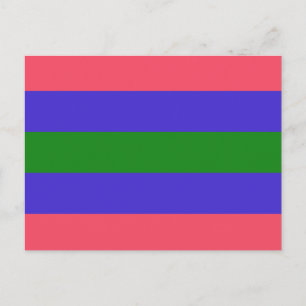 Trigender Pride Flag Postcard