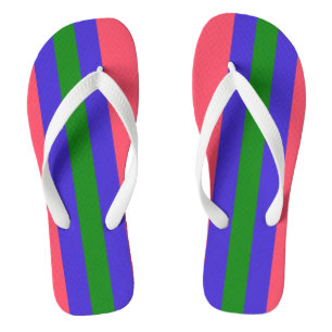 Trigender Pride Flip Flops