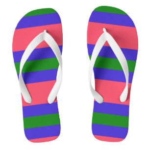 Trigender Pride Flip Flops