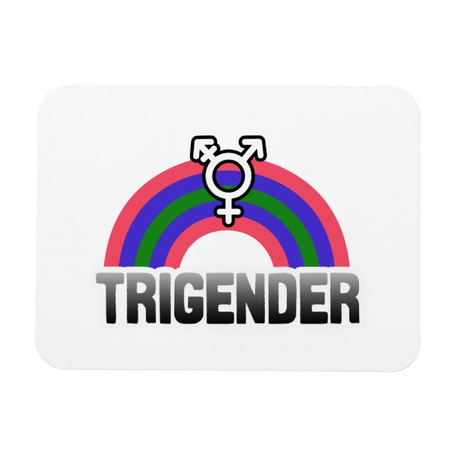Trigender Pride Magnet (Horizontal)
