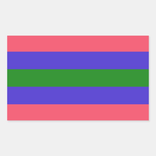 Trigender Pride Sticker (Front)
