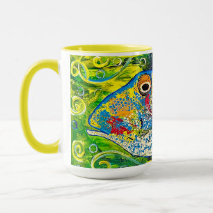 Trigger Fish Mug Yellow