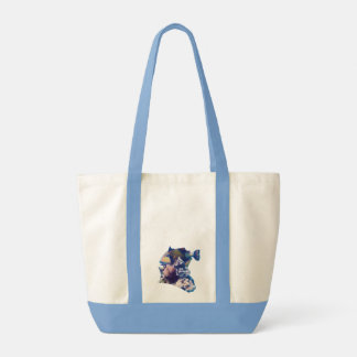 Triggerfish - Organic Crop View at Coral Reef |  Tote Bag