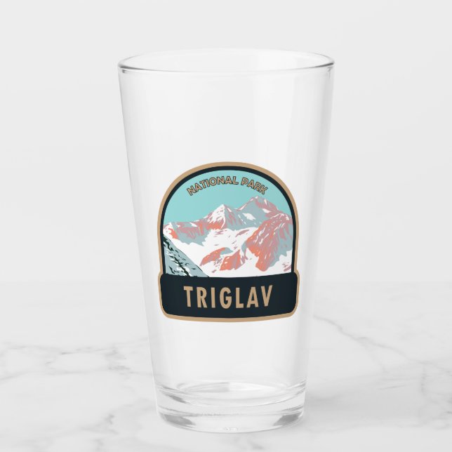 Triglav National Park Mount Triglav Slovenia Glass (Front)
