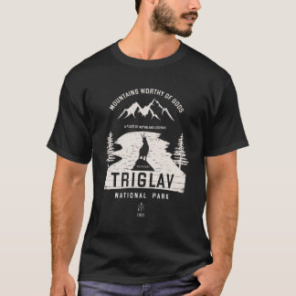 Triglav National Park White Design T-Shirt