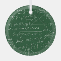 Trigonometry formulas geometric blackboard pattern