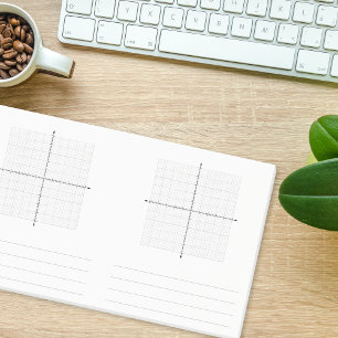 Trigonometry X Y Coordinates Graph Paper Post-it Notes
