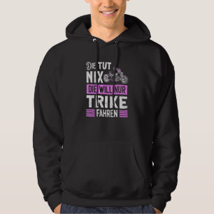 Trike Motorcycle Motif Tricycle Bike Trike Women Hoodie