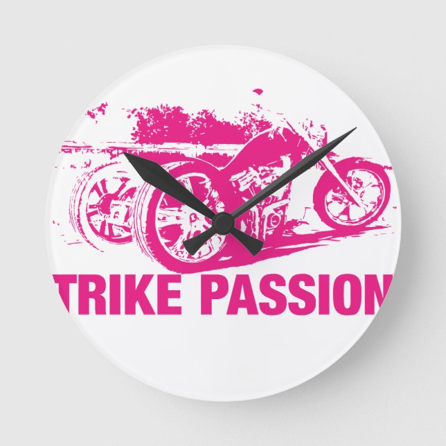 trike passion round clock (Front)
