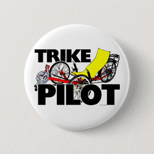 Trike Pilot 2 Inch Round Button