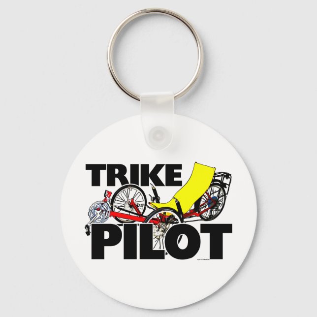 Trike Pilot Keychain (Front)