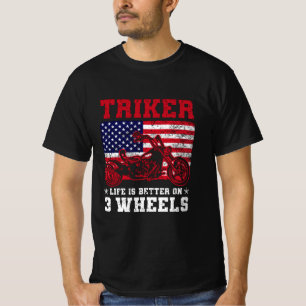 Trike Rider Gifts Trike Triker Trikes Biker T-Shirt