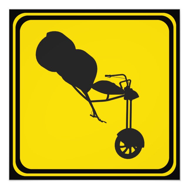 Trike Xing! Photo Print (Front)