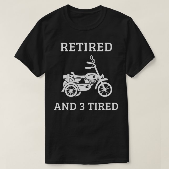 Triker Motorcycle Trike Three Wheeler Motortrike R T-Shirt (Design Front)