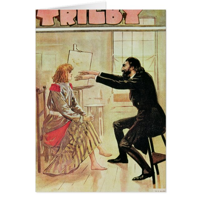 Trilby a hypnotisé par Svengali (Devant)