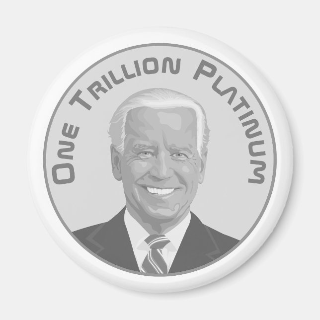 Trillion Dollar Platinum Coin Magnet