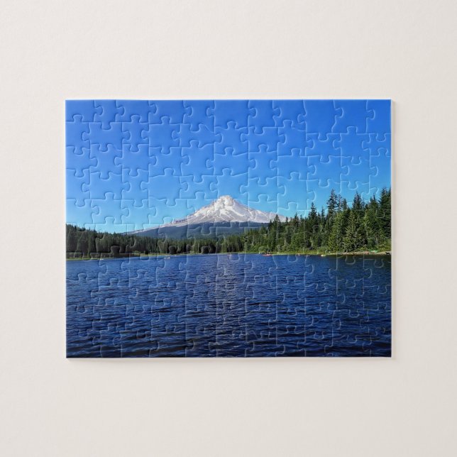 Trillium Lake, OR Jigsaw Puzzle (Horizontal)