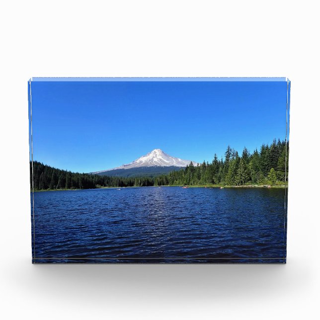 Trillium Lake, OR Photo Block (Front)