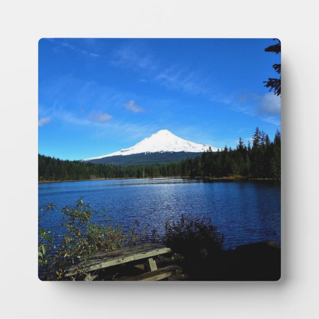 Trillium Lake, OR Plaque (Front)