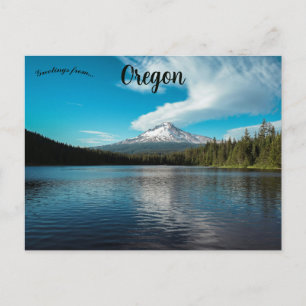 Trillium Lake Oregon Postcard