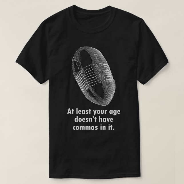 Trilobite Birthday 20 T-Shirt (Design Front)