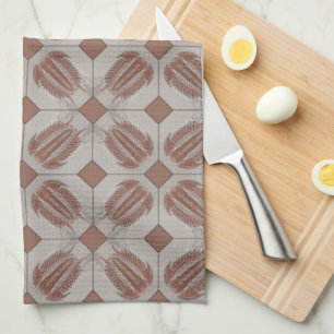 Trilobite Tile Kitchen Towel